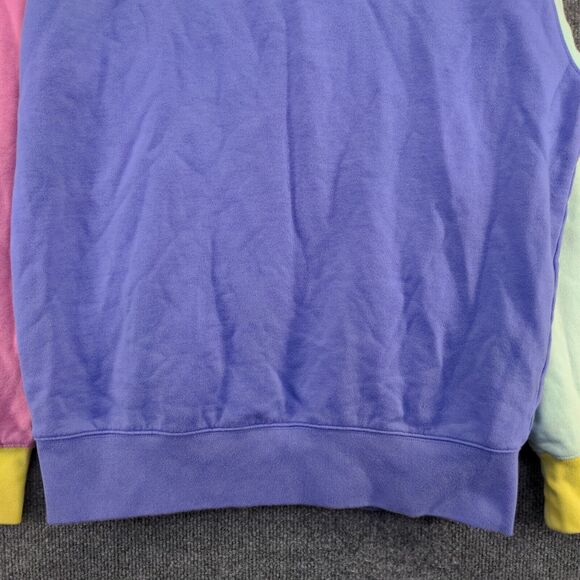 Teddy Fresh Men's Hoodie Sweatshirt Small Long Sleeve Multi Colorblock Cotton - Picture 7 of 13